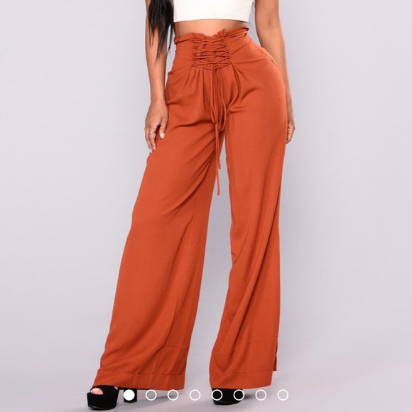 Wide leg pants fashion nova Clearance
